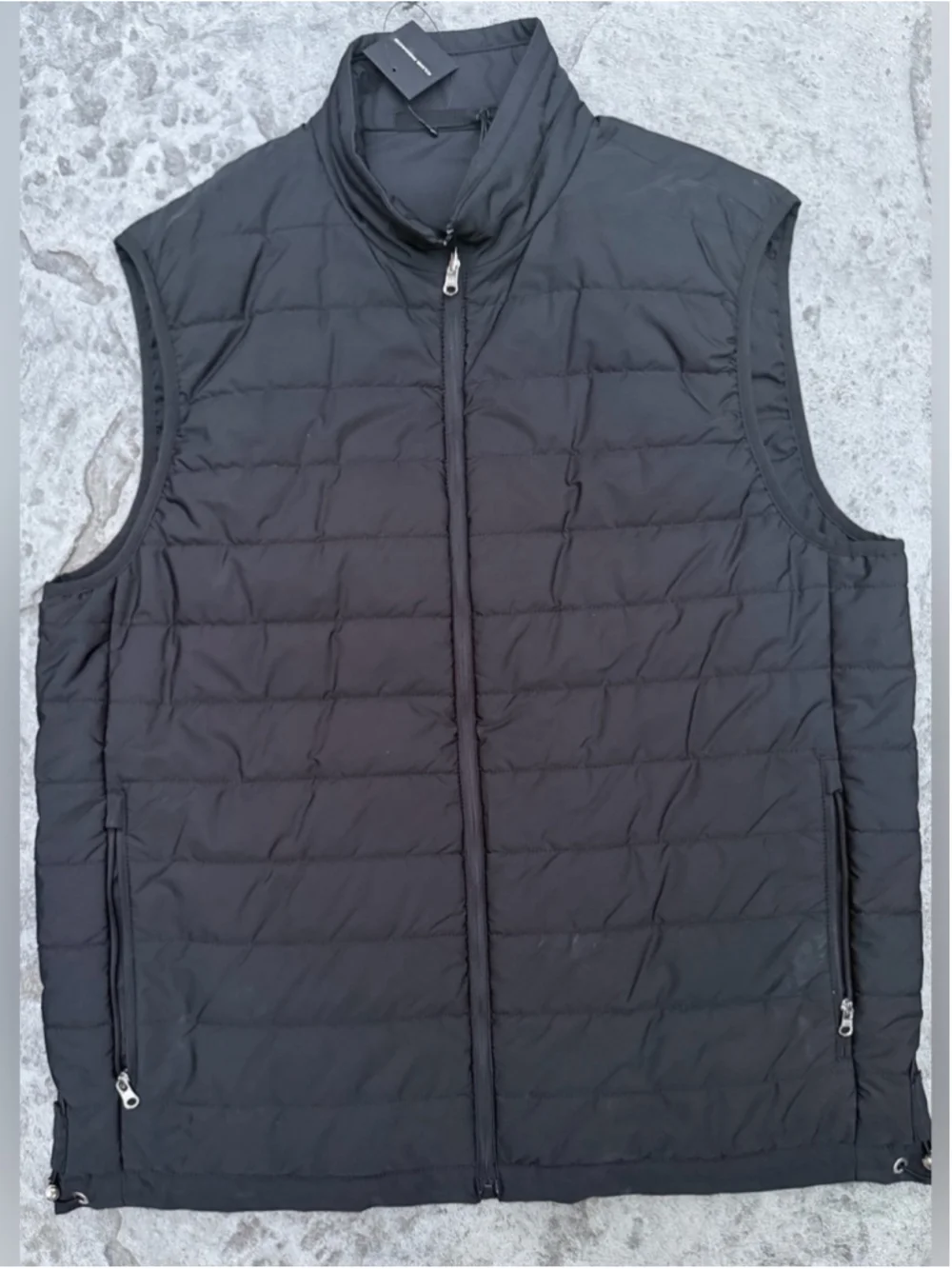 Club Monaco Black Quilted Lightweight Vest Size M New With Tags